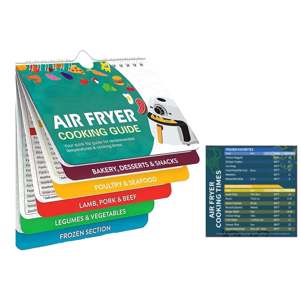 Rordigo Hot Air Fryer Recipe Book, Cooking Guide For Hot Air Fryers, Schedule For Magnetic Hot Air Fryers, Hot Air Fryer Recipes Accessories