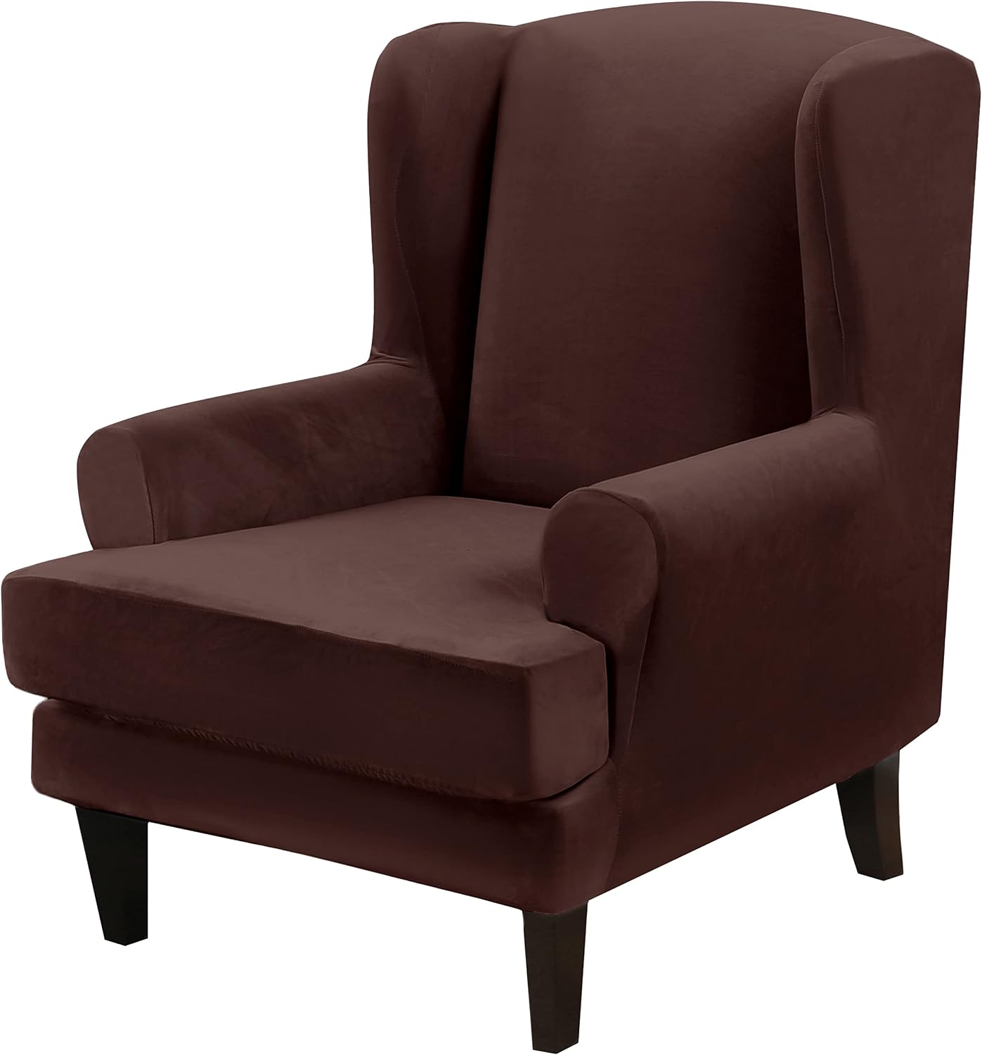Wing Covers Stretch Armchair Wingback Split Sofa Slipcover P