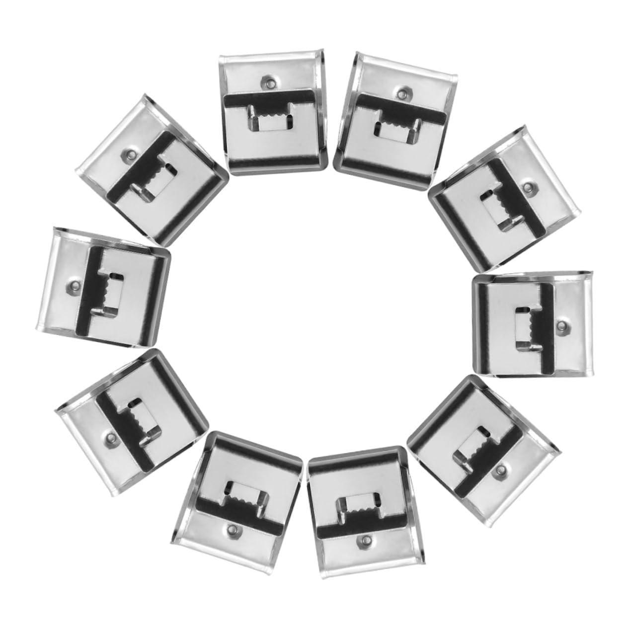 4 Set Di Morsetti Per Cavi Per Pannelli Morsetti in Acciaio Inossidabile 304 Per Fascette Stringicavo 55 Pezzi*4