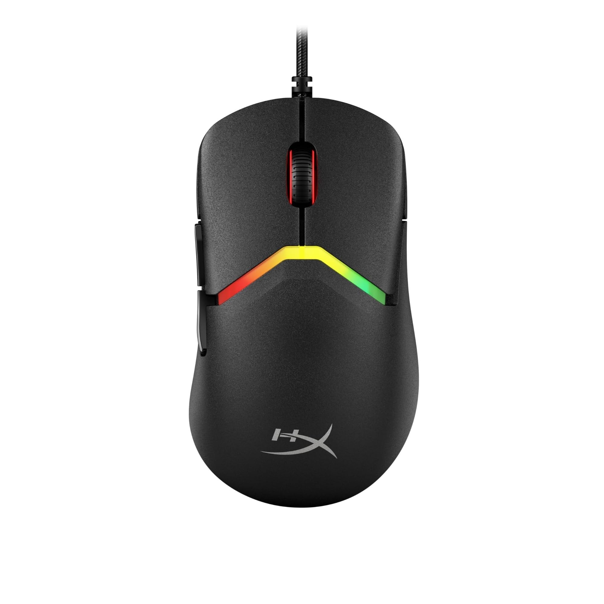 HyperX Pulsefire Saga, Mouse Gaming Cablato Modulare RGB, Nero | Ultra Leggero 69 g, Sensore HyperX 26K, 8000 Hz, 6 Pulsanti