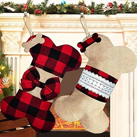 Senneny Dog Christmas Stockings 2 Pack Cover