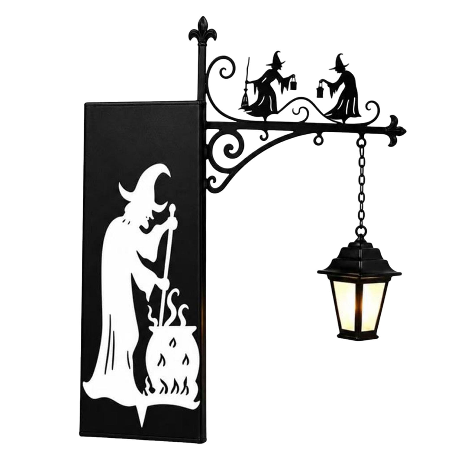 Kexpery Halloween Witch Bookshelf Lights for Library Desk Office (Style A)