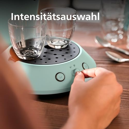 PHILIPS Senseo Original Plus CSA210/80 Coffee Pod Machine (Coffee Strength Choice, Coffee Boost Technology, Recycled Plastic), Desert Green - 7