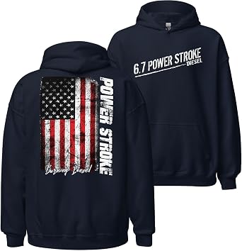 Aggressive Thread 6.7 Diesel Engine Truck Hoodie Mens Sweatshirt