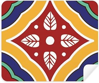 Talavera Style Decorative Pattern Cleaning Cloth Screen Cleaner 2pcs Suede Fabric