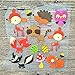 ARTEM Patches for Kids Clothes Washable Heat Transfer Iron Stickers Appliques Lovely Cartoon Animal Car Patch DIY Baby T-Shirt,Dress 4 Set