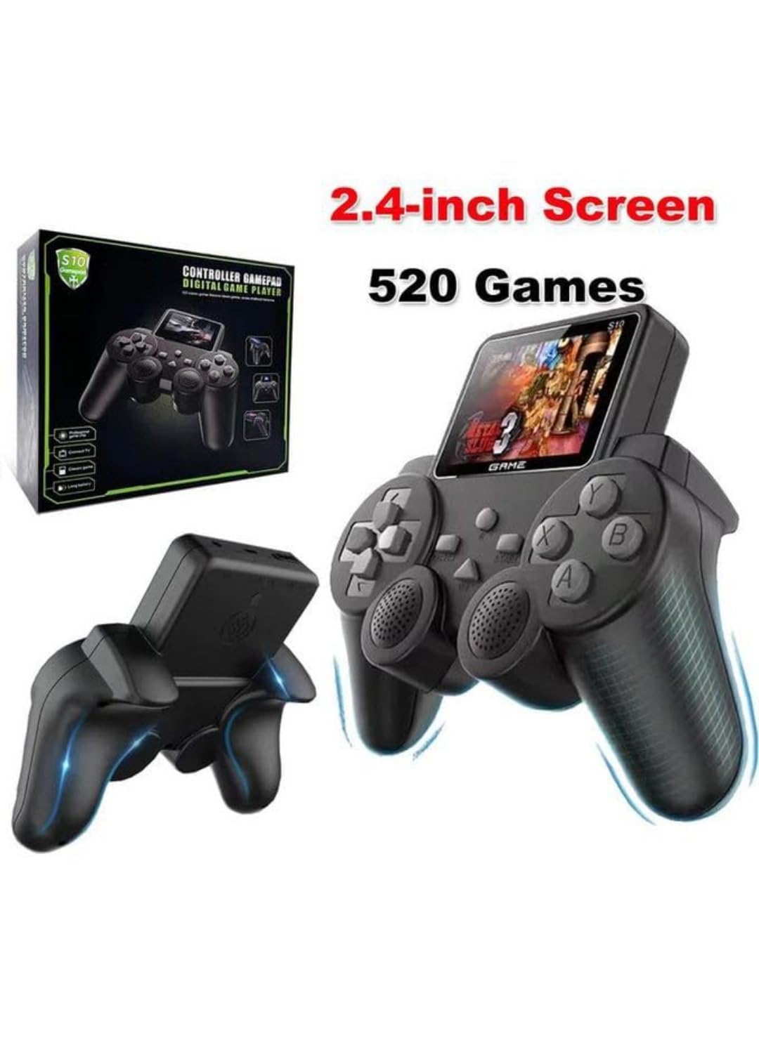 Gagon Tarders Classic Video Game Console with 2 Controllers and Gun, Handled Display Video Game In built Games(Combo Pack) 3