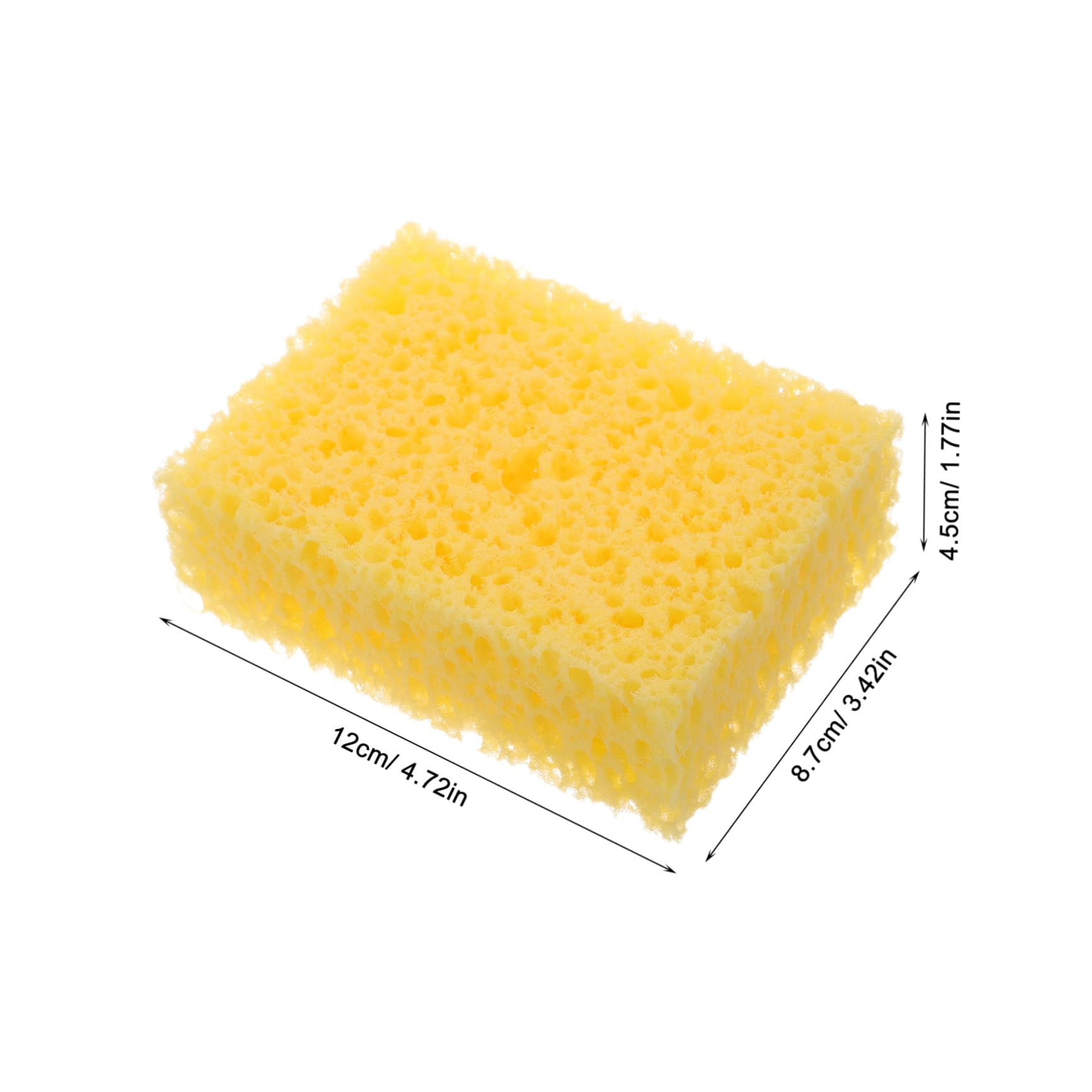 DIYEAH 2Pcs Rectangle Pottery Sponges for DIY Art and Painting Highly Absorbent Craft Sponges for Ceramics Pottery Tools for Staining Stippling and Faux Finishes