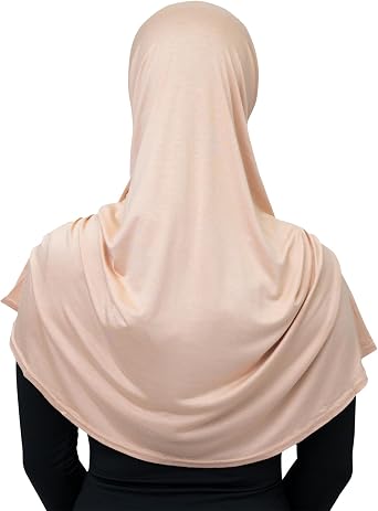 The Instant Hijab 1-Piece Pull-On Easy Wear Head Scarf For Women Jersey Cotton Head Wraps For Women Hijabs