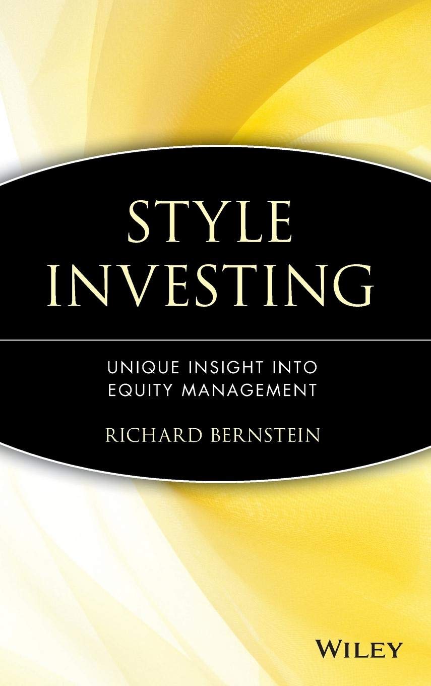 Style Investing – Unique Insight into Equity Management Bernstein Hardback