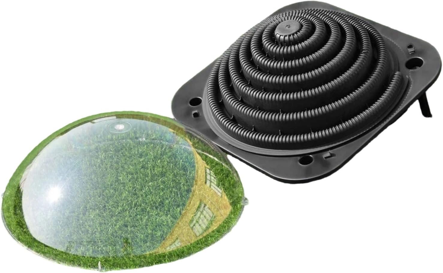 Solar Pool Heater with Adjustable Support feet, Swimming Pool Heat Pumpabove-Ground Solar Pool Heater, Suitable for All Types of Pools.