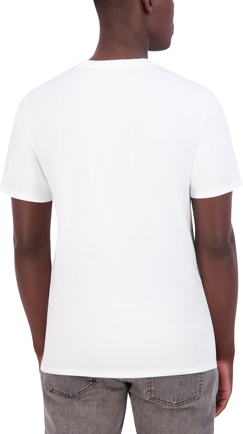 Karl Lagerfeld Paris Mens Soft Crew Neck Tonal Logo Short Sleeve T-Shirt - Image 4