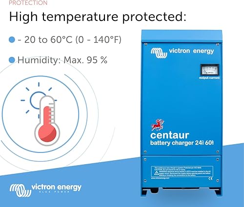 Miniatura 5 de Victron Energy Cargador de batería Centaur de 24 voltios y 60 amperios de 3 bancos