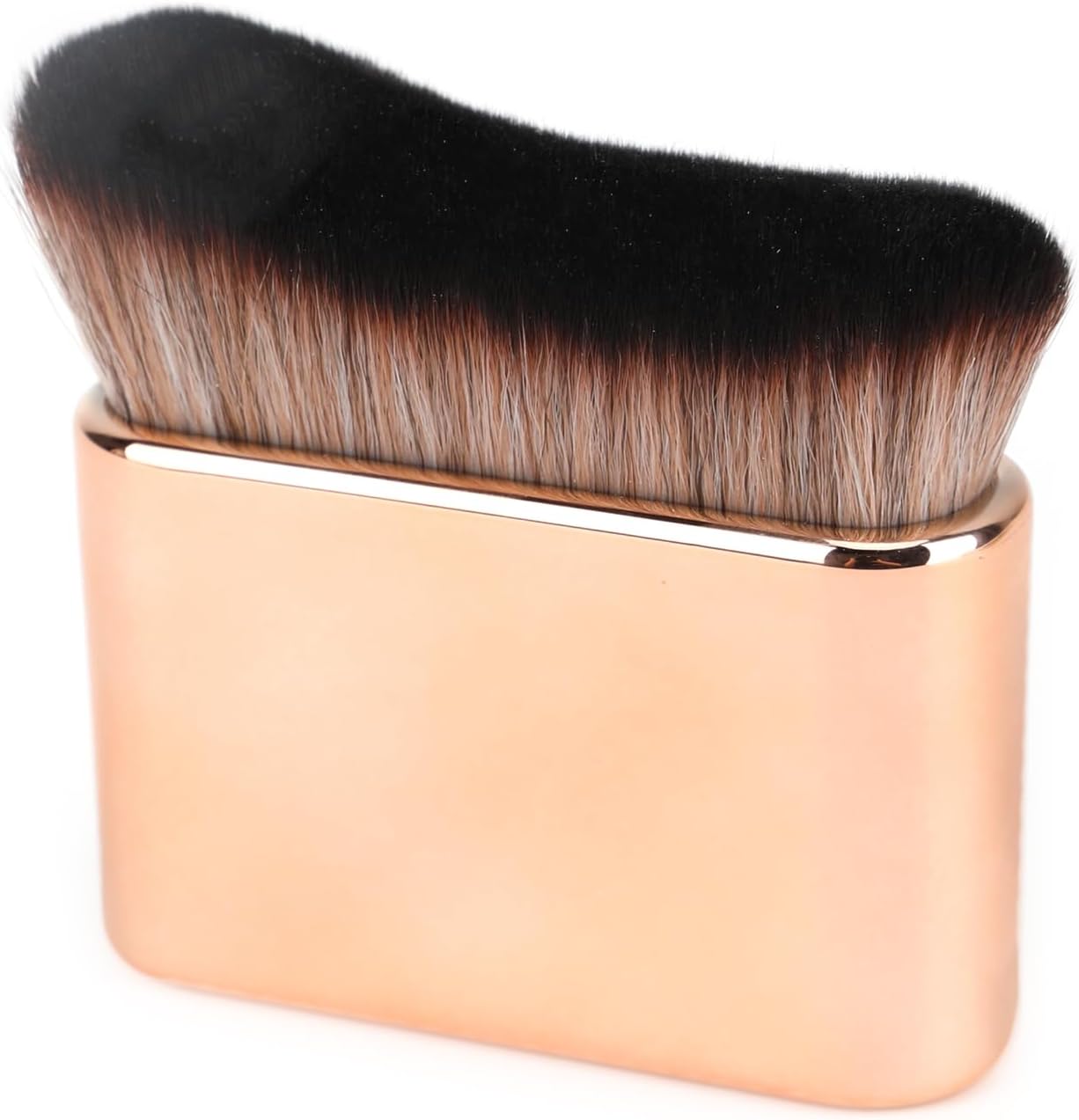 Tanning Brush, Soft Dense Rose Gold Fake Tan Blending Brush Kabuki Brush, Self Tan Applicator for Body Wavy Shape Body Brush By It Can Help You Quickly Comprehensively Apply Makeup Beauty Essential