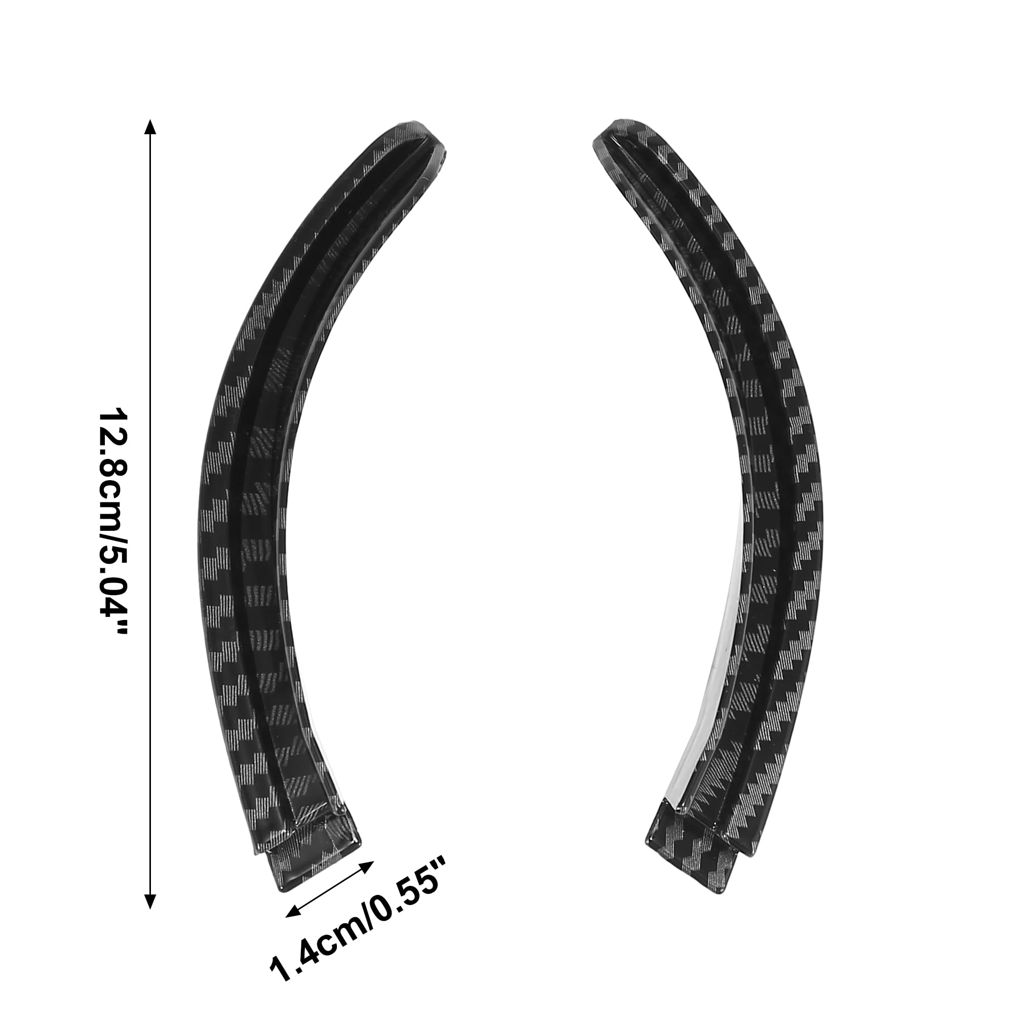 Extensions De Gouttières Pour Jeep Wrangler JL 2018+ - ABS Noir, Kit Gauche/droit, Installation Facile Sans Perçage