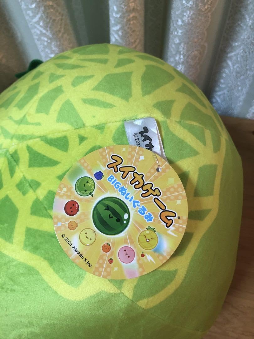 Amazon.co.jp: スイカゲーム メロン BIGぬいぐるみ : おもちゃ