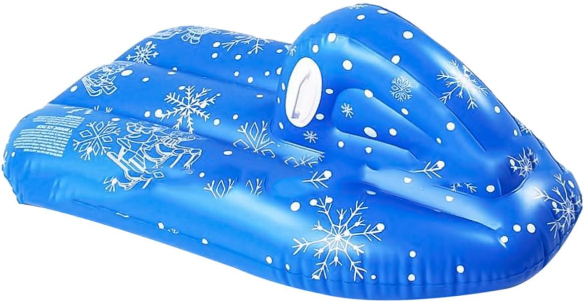 VICASKY Inflatable Snow Tube Sled Winter Skiing Tool PVC Snow Sled for Outdoor Sledding