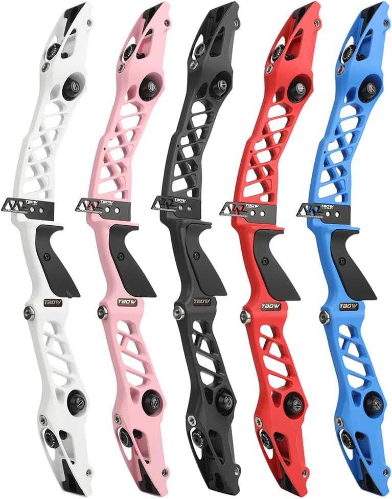 1pc 25 Inch Recurve Bow Riser ILF Interface Aluminum Alloy Handle for Right Hand Competitive Archery Target Shooting