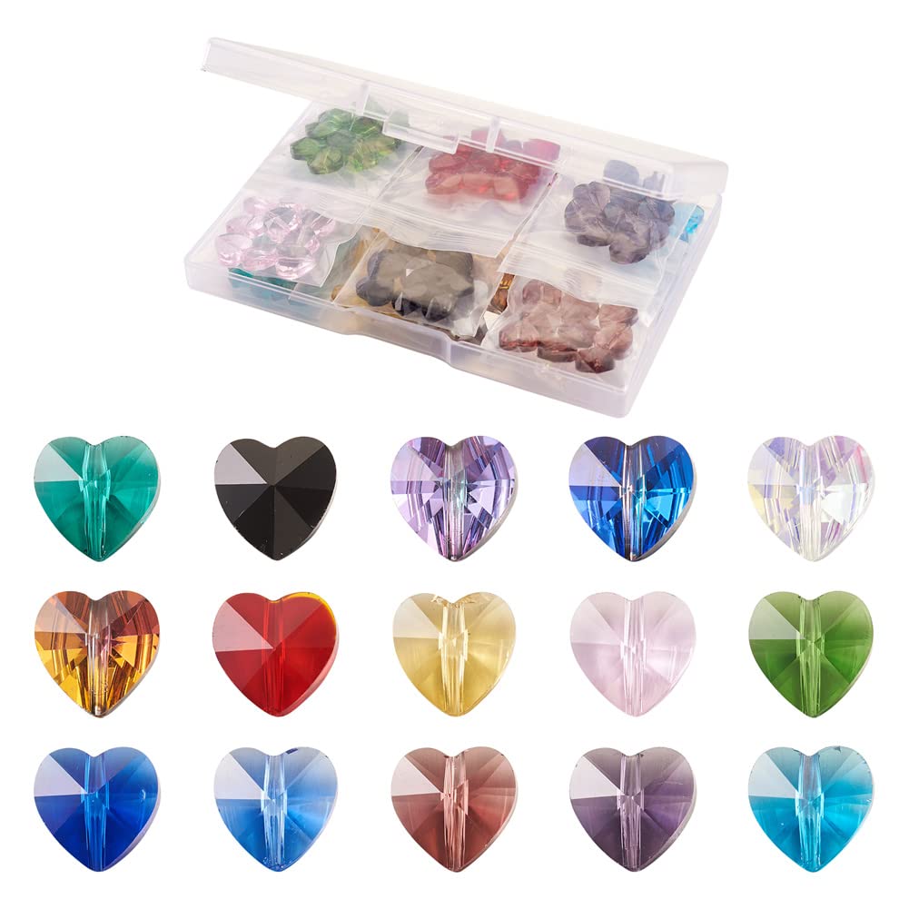 Cheriswelry Loose Beads de cristal pulido con acabado profesional para alta bisutería