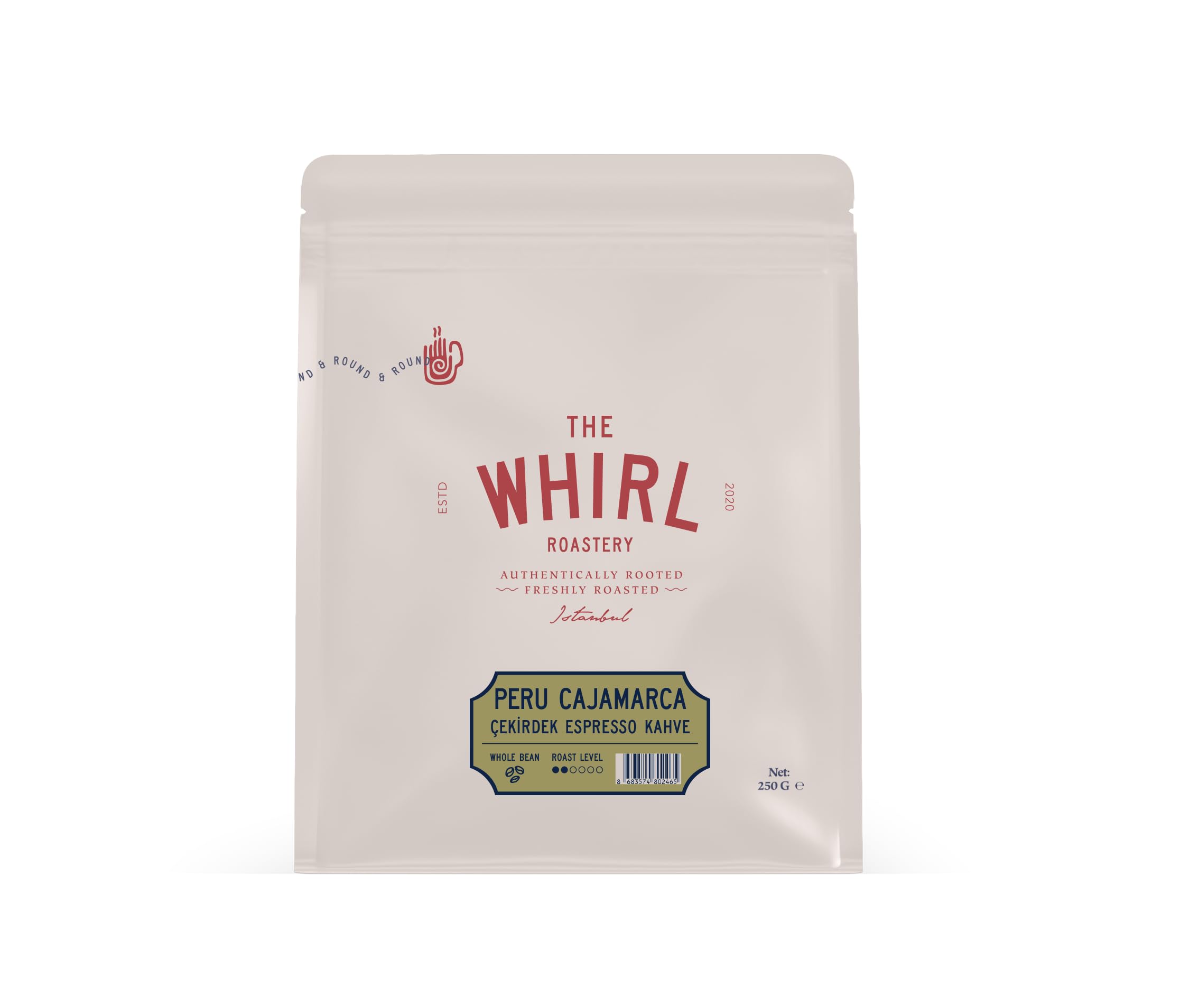 THE WHIRL Peru Cajamarca Espresso Çekirdek 250 G
