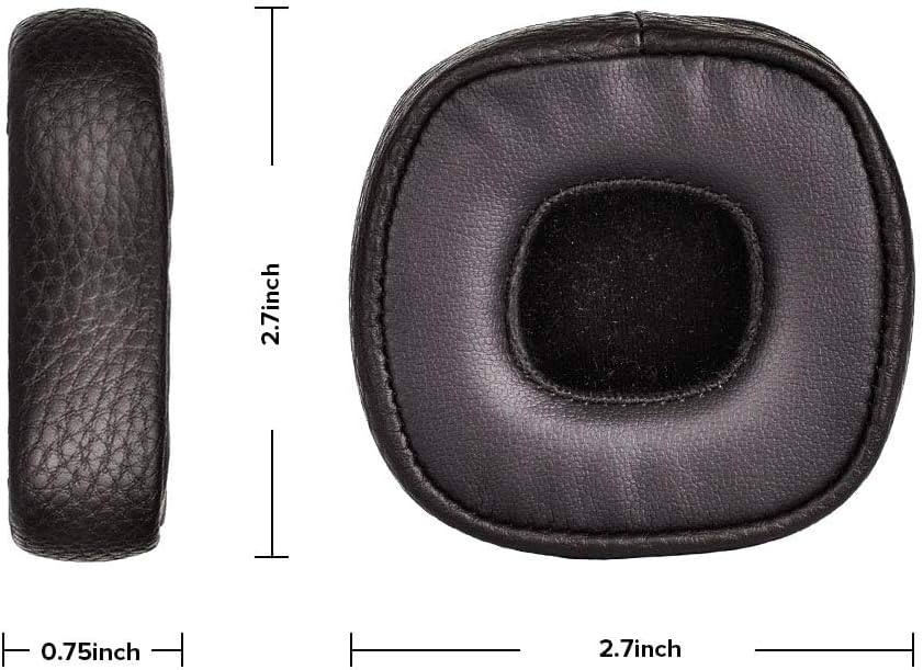 Major III Earpads Replacement Ear Pads Cushions Muffs Repair Parts Compatible with Marshall Major III 3 Wired/Wireless Bluetooth On-Ear Headphone (Brown) - Image 4
