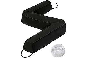 Weighted Under Door Draft Stopper, A 38-Inch Door Noise Soundproof Guard