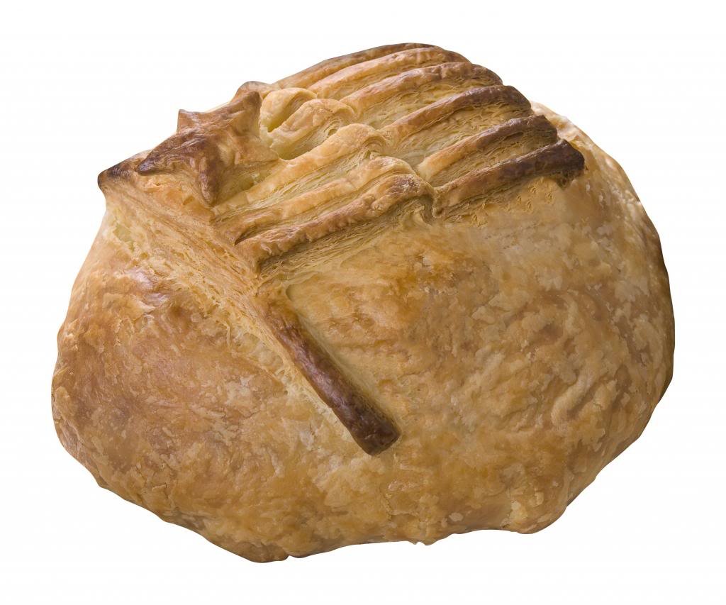 Creamy Baked Brie Appetizer with Fresh Filling Ingredients By Elegant Brie. Bake At Home Cheese Appetizer. Frozen and Unbaked. American Flag Design.