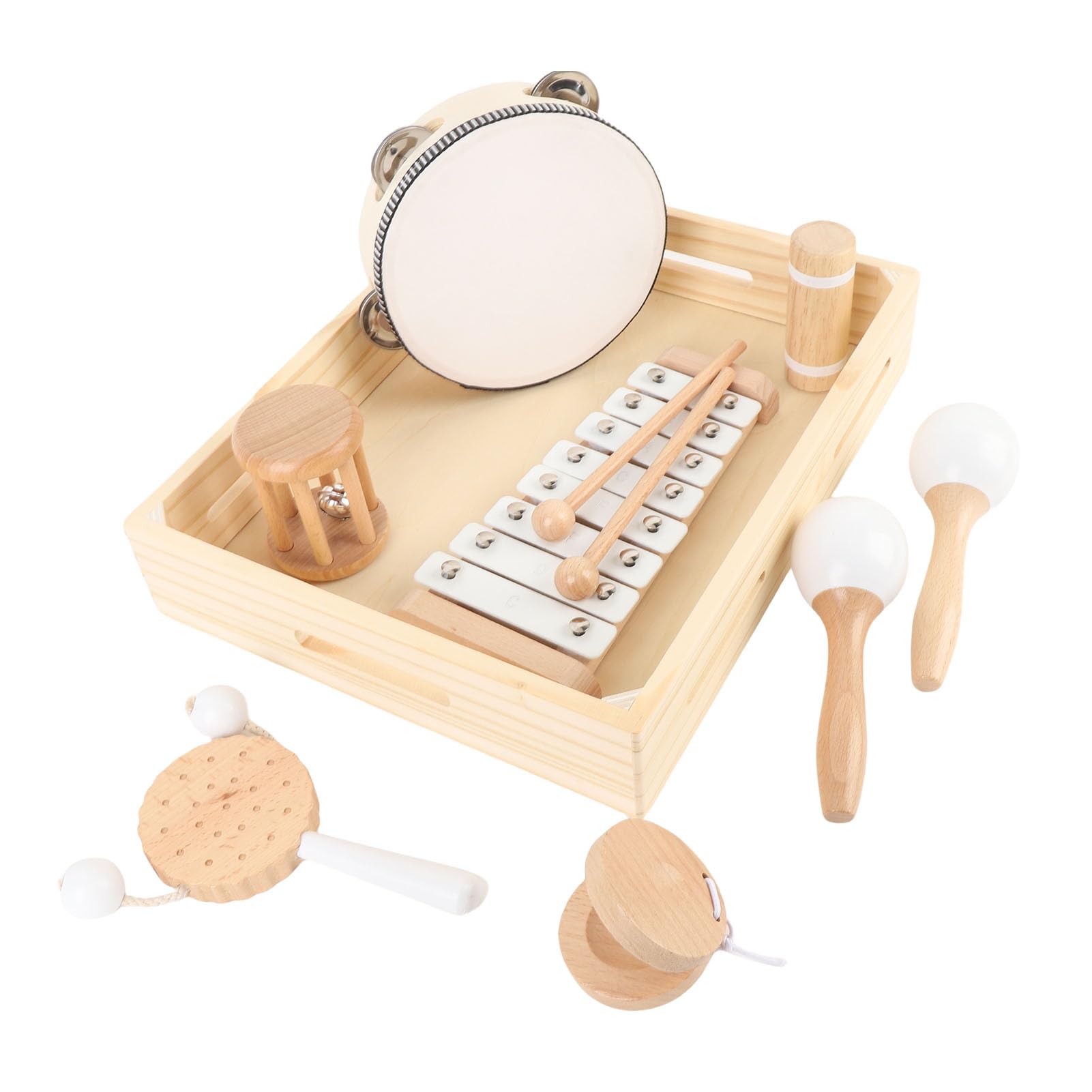 Instrumenty Muzyczne dla Dzieci, Najwyższej Jakości Drewniany materiał Bezpieczny dla Małych Dzieci Instrumenty Perkusyjne do Wczesnej Nauki , Drewniane Zabawki Muzyczne Małych z Różnymi