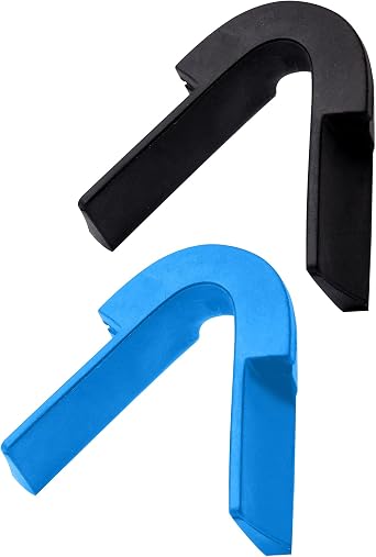EZReplace Replacement Nose Pads Compatible with Pit Viper The Original Sunglasses 2 Pairs Black+Sky Blue