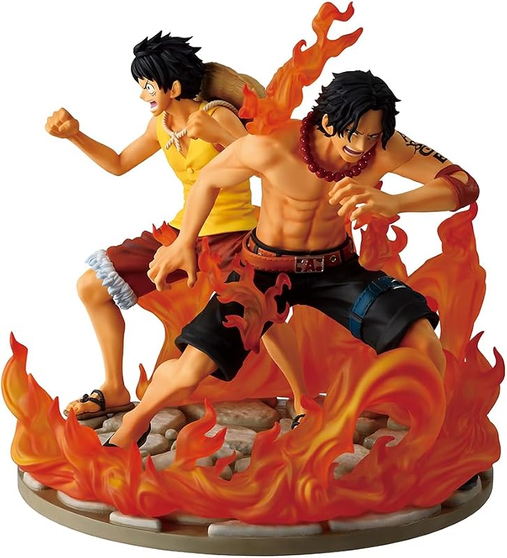 Figura de Ichibansho - Una pieza - Ace & Luffy (Recuerdos dramáticos) Momento revivible Estatua coleccionable