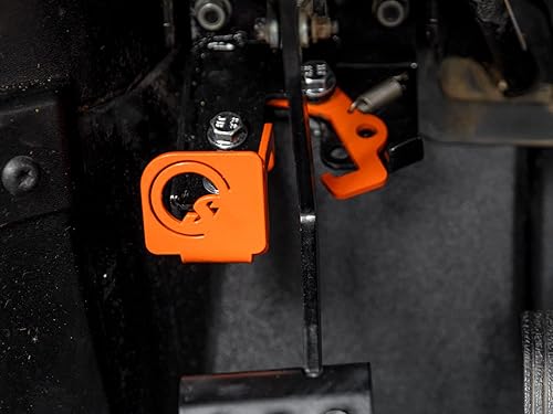 Miniatura 3 de SuperATV Kit de bloqueo de freno para Polaris Ranger XP 1000/1000/900 (ver ajuste) | Fabricado con acero de 1/8 pulgadas | Operación de un solo pie