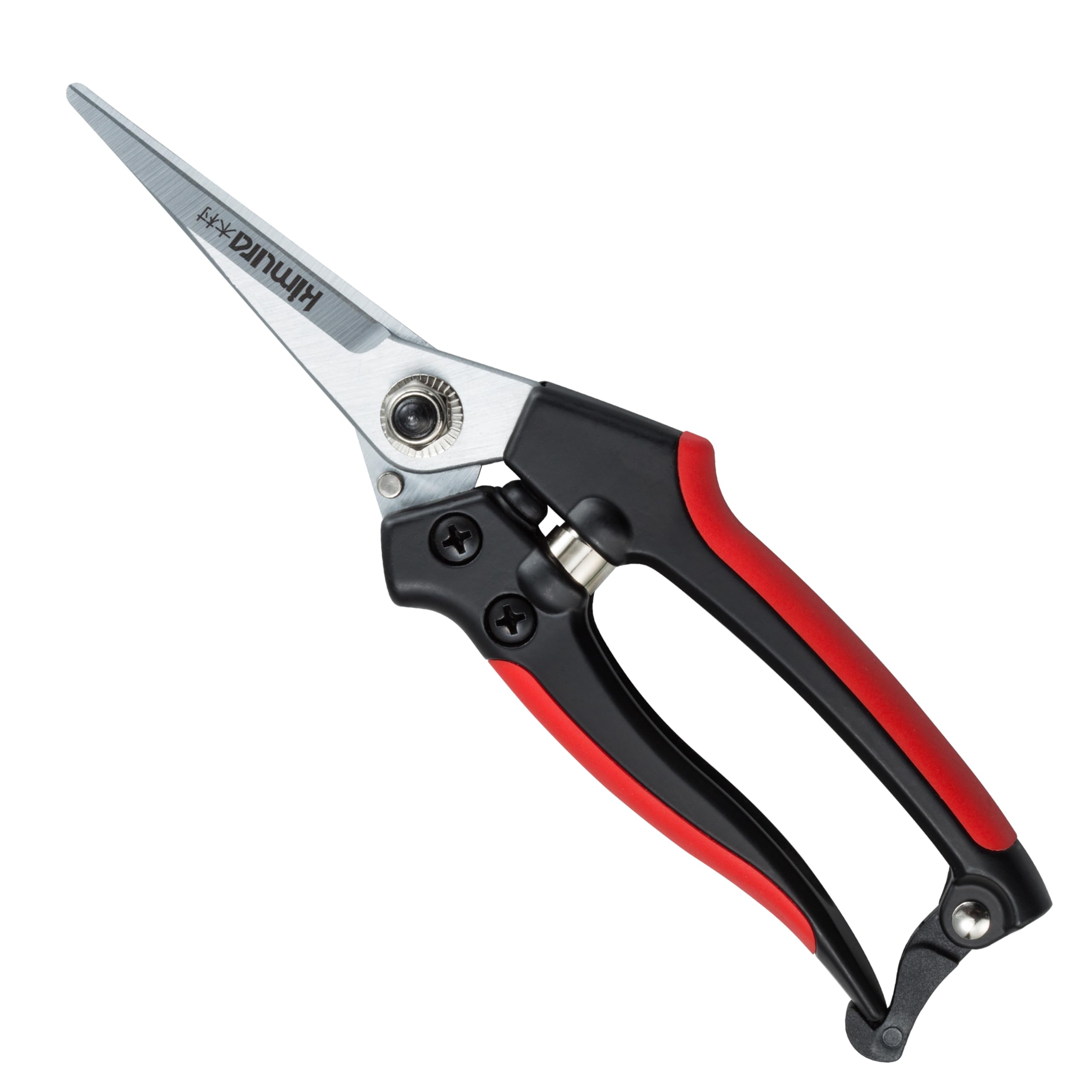 Kimura® 8" Pro Pruning Scissors, Premium Japanese SK5 Hi-Carbon Steel Blades, Non-Slip Vinyl Coated Handles
