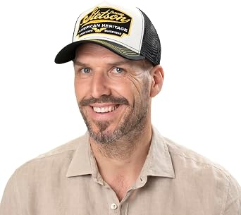 Stetson American Heritage Trucker Cap Men Breathable Mesh Snapback Summer Winter