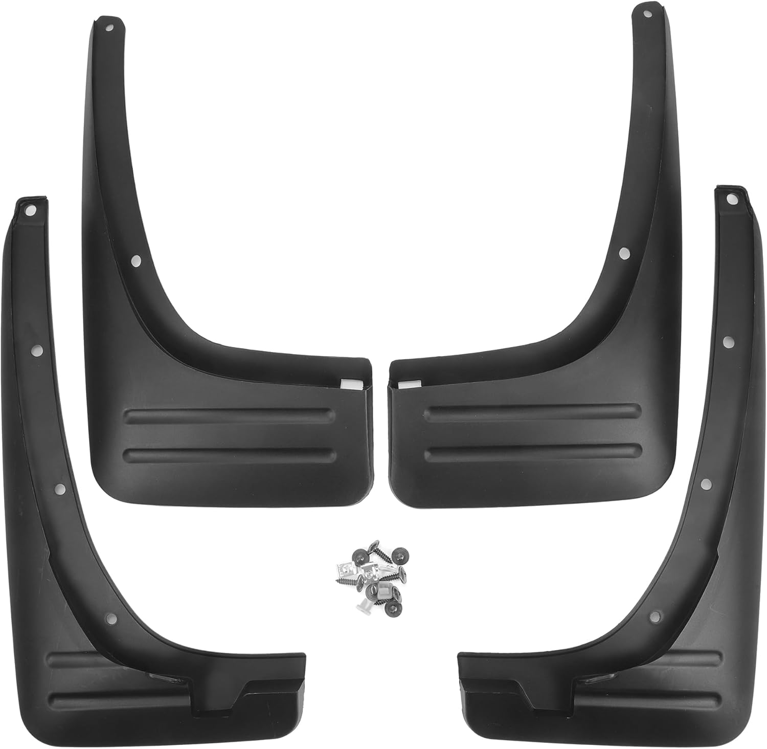 Mud Flap Splash Guard with Mount Accessories for Toyota RAV4 L 2004-2005 All Engine Sport Utility/Front & Rear Side Mud Guards/Durable / 1 Set