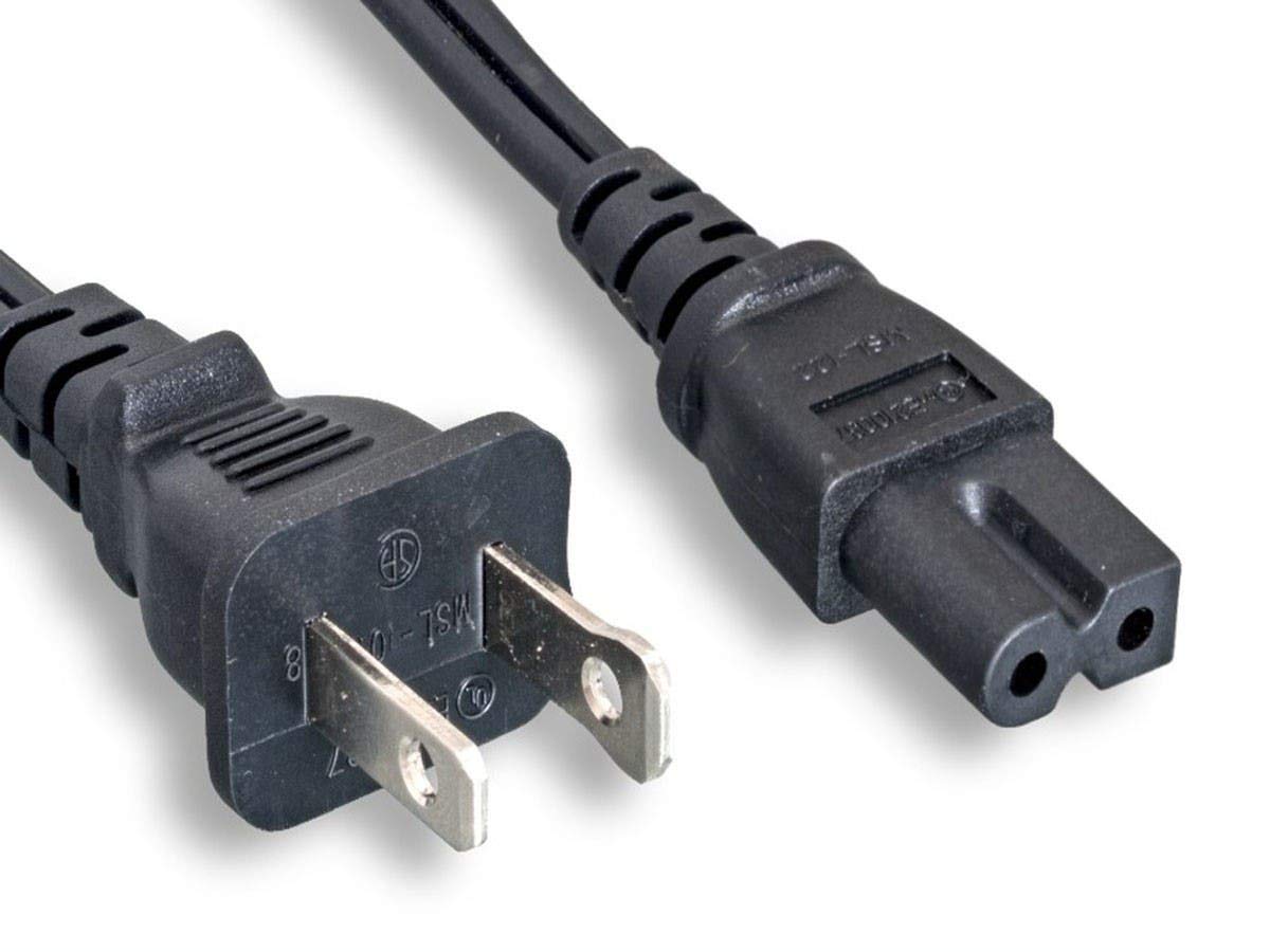 Amazon.com: Monoprice Power Cord - 6 Feet - Black | Polarized NEMA
