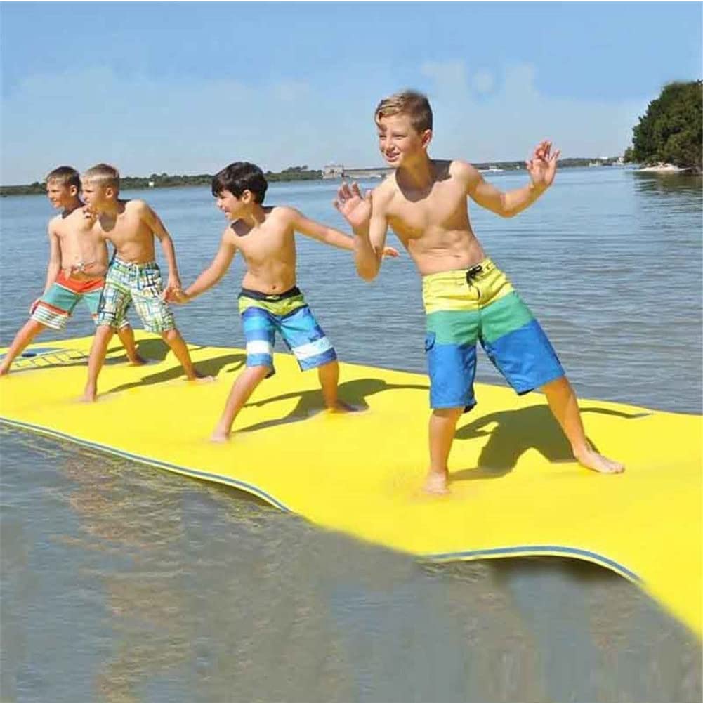 Tappetino galleggiante in schiuma XPE a 3 strati resistente agli strappi, per laghi, piscine e oceani, perfetto per attività acquatiche divertenti in famiglia, relax e prendere il sole, zattera
