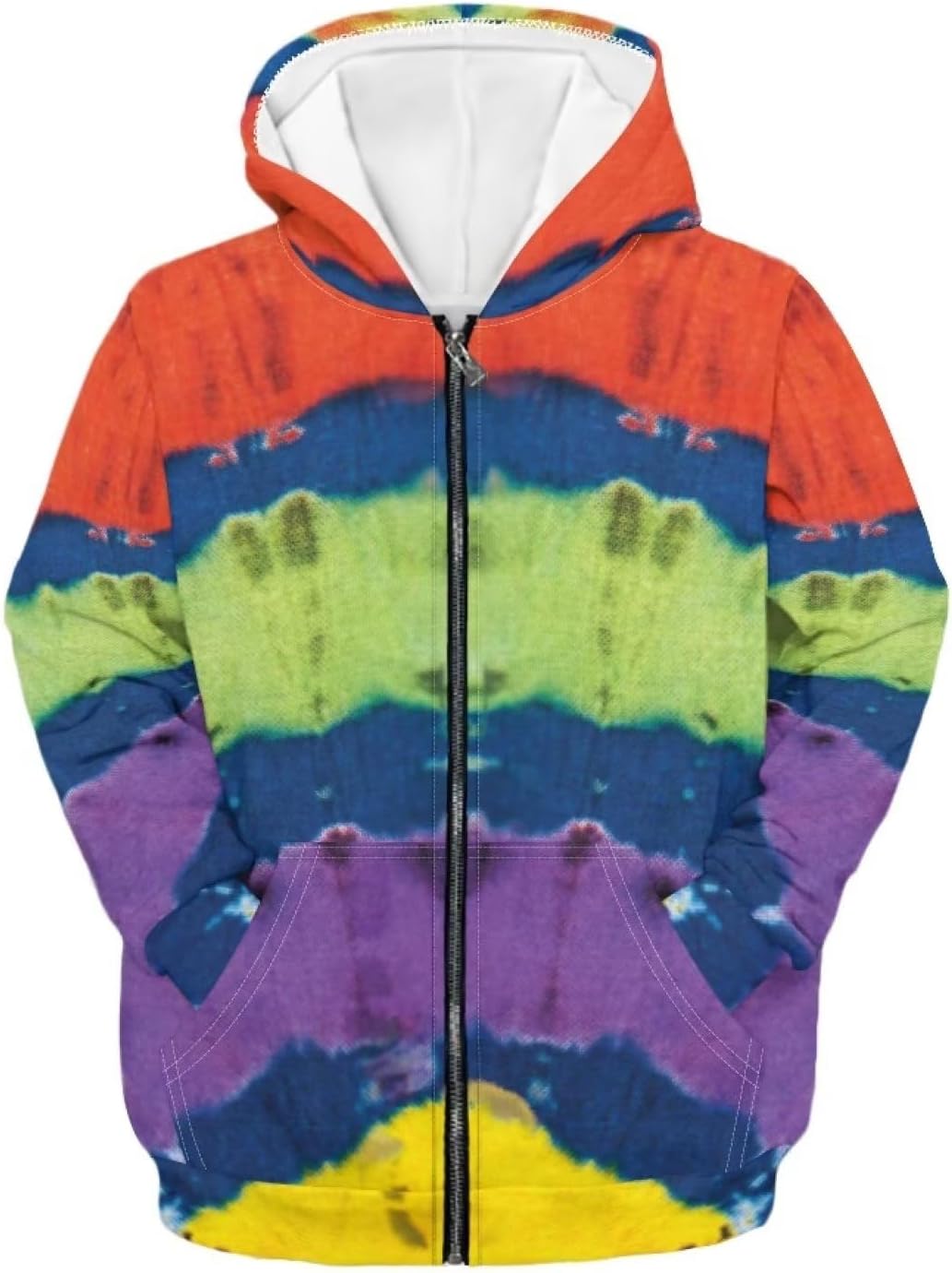 Modysero Comfy Soft Fall Winter Long Sleeve Zip Up Hoodie with Pocket for Kids Regular Novelty Hoodies for Boys Girls