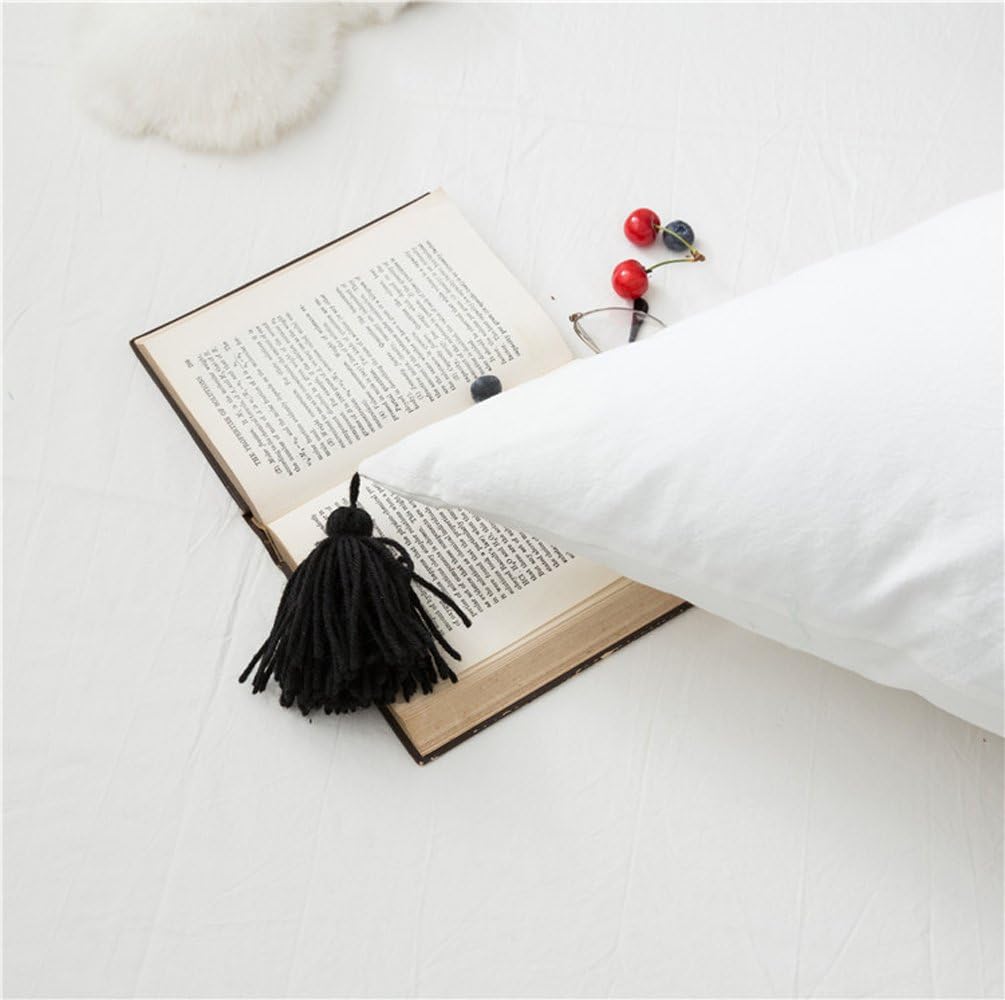 Crown Shaped Pillow Cotton Bed Pillow Backrest Reading Pillow Kids Room Decorative Pillow Gift Idea (120 x 80 cm /47 x 31 Inch) (White)