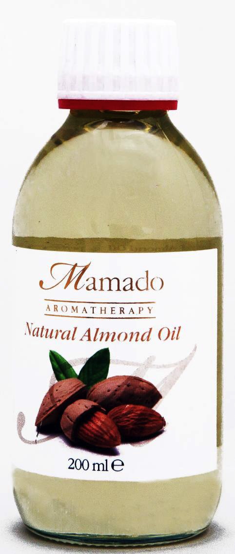 Mamado Aromatherapy 100% Pure Almond Oil For Skin And Hair 200ml