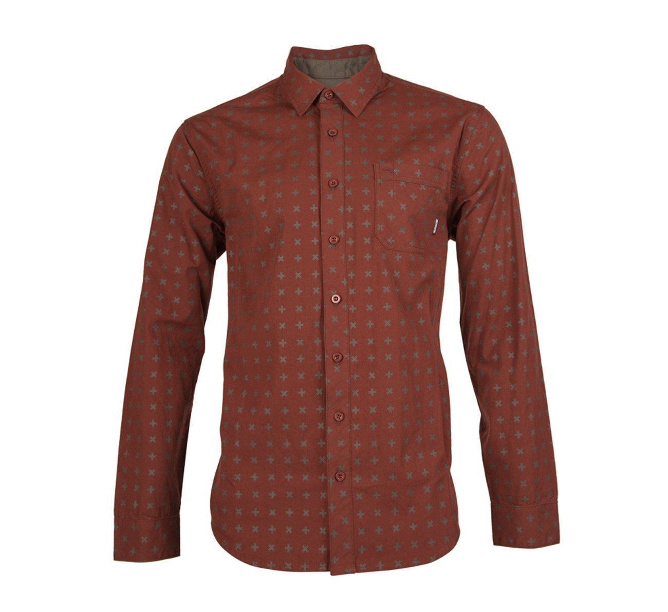 SUPERbrand Men's Porch Long-Sleeve Woven Shirt