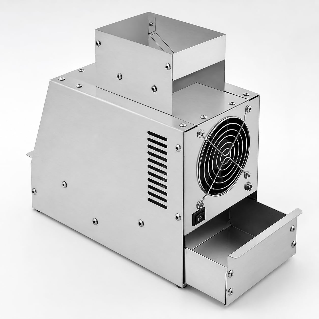 Elektryczny separator ziarna, regulowana prędkość rozdzielacza skorupy z wentylatorem i portem wyładowczym, idealny do ziaren prosa, ziaren i nasion melona, wydajny i łatwy w użyciu