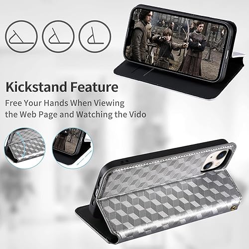 Miniatura 2 de Funda compatible con Xiaomi Poco F3 GT, compatible con Xiaomi Redmi K40 Gaming de piel sintética con soporte para tarjetas, cierre magnético,