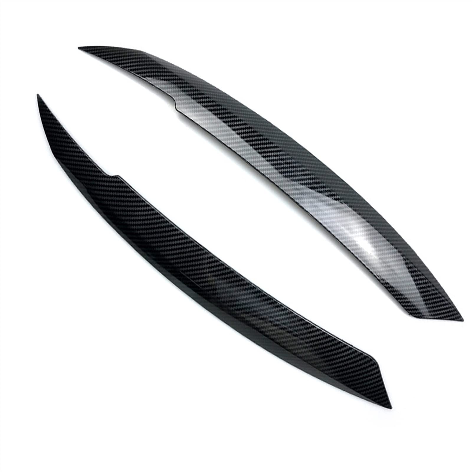 Car Headlight Eyebrow Eyelids Trim Cover Sticker for Jetta MK6 for Sagitar NCS 2010 2011-2018 Accessories(Carbon Look)