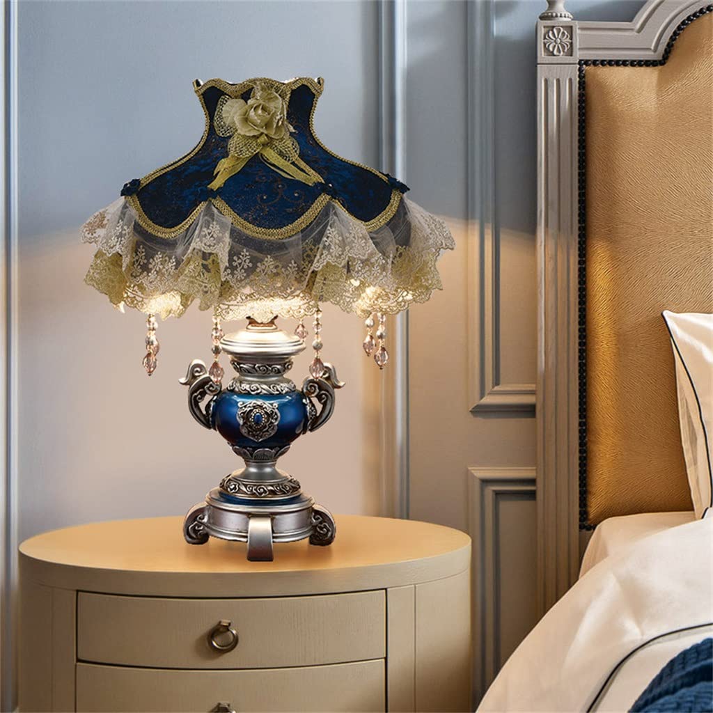 Lámpara de Escritorio Artesanal de Resina, iluminación Decorativa para mesita de Noche, Hotel, Pasillo, decoración de Bodas, luz Nocturna