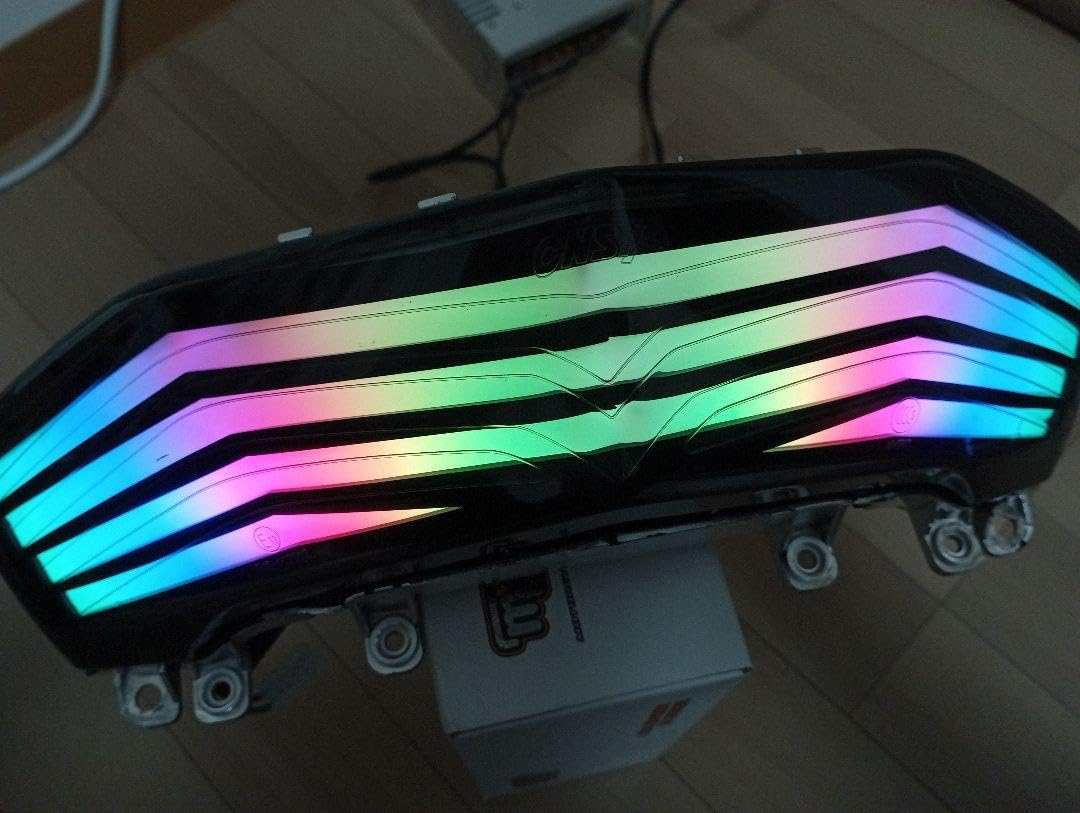 シグナスX 3型 ファイバーテールランプ シーケンシャル　SE44J 1YP Amazon.co.jp: シグナスX社外ファイバーテールシーケンシャル7色