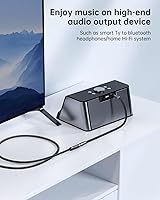 Vista 7 de Syncwire - Cable de extensión para auriculares - 6 pies [Sonido Hi-Fi][Conector chapado en oro][TRS] Cordón de extensión de audio macho a hembra