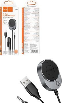 Aux Bluetooth Dönüştürücü Araç İçi Kablosuz AUX Bağlantı Cihazı Mikrofonlu