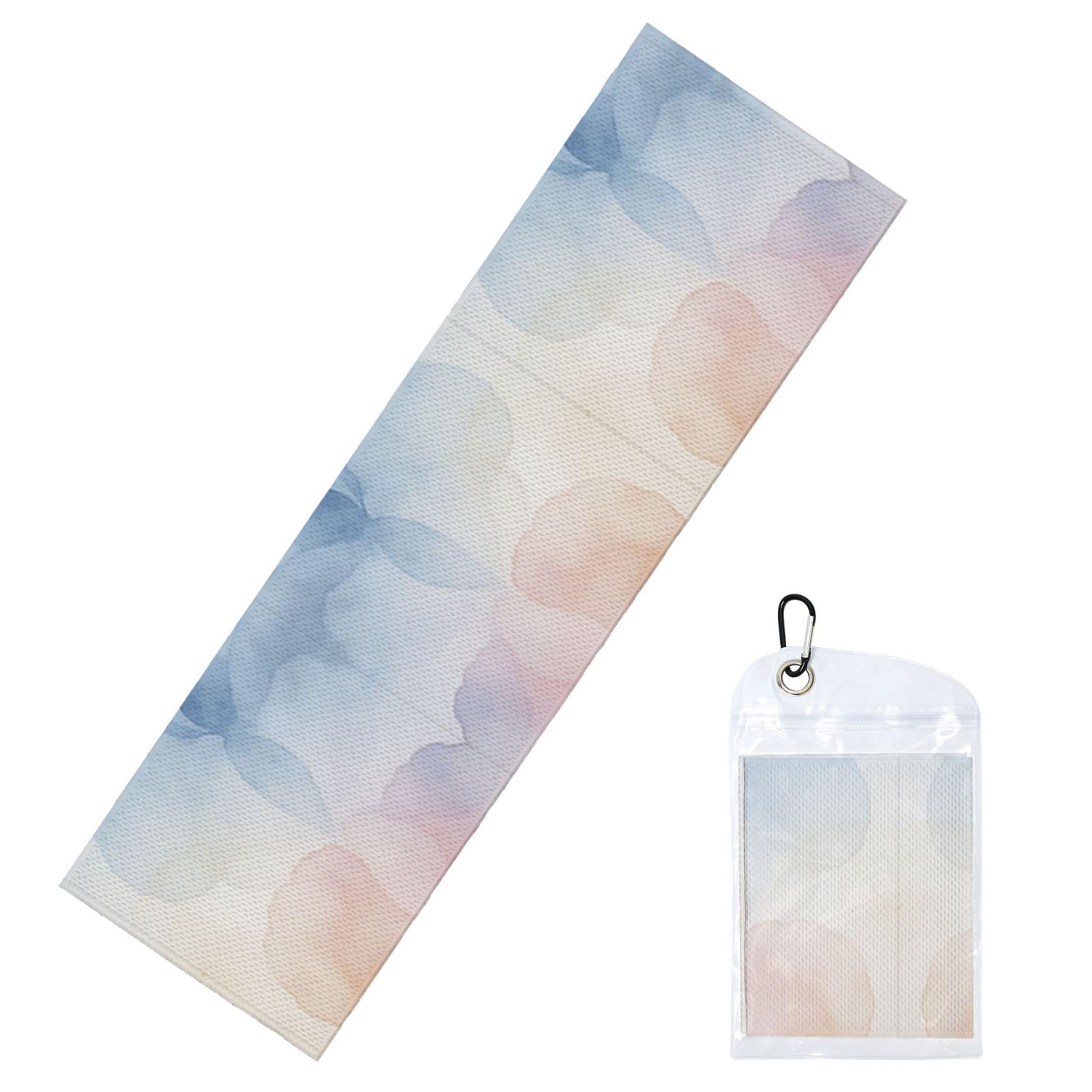 DUYIOKH Pastel Blooms Print Cooling Towel, Portable Towel for Gym Workout Golf Beach World Cup Sports Hot Weather