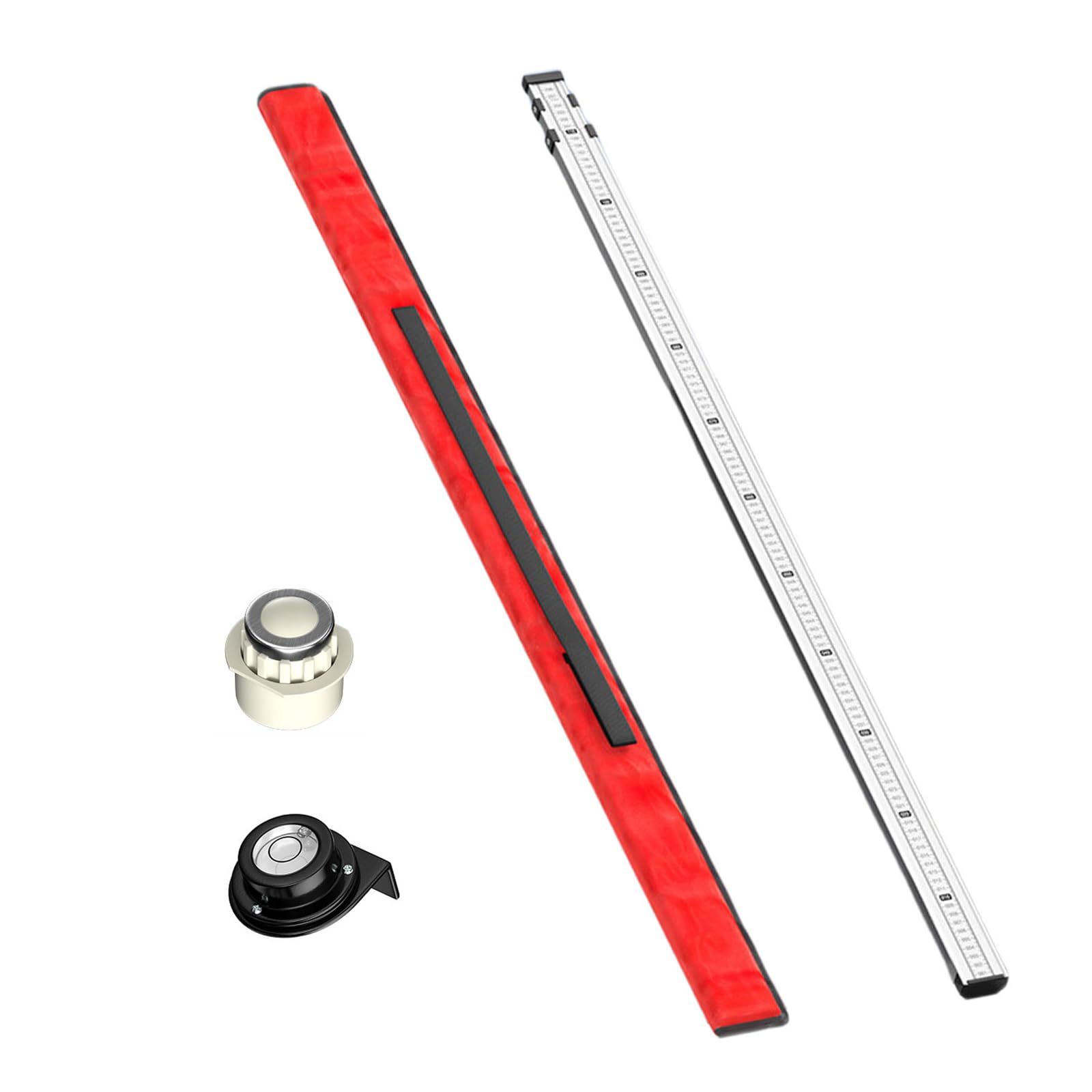 Lightweight 1180mm to 3000mm Aluminum Measuring Device with Millimeter Accuracy for Professional Builders and Decorators Double Scale Measuring Tape