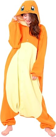 SAZAC Kigurumi - Pokemon - Charmander - Onesie Jumpsuit Halloween Costume